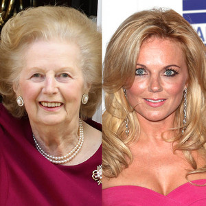 Margaret Thatcher, Geri Halliwell Margaret Thatcher, Geri Halliwell